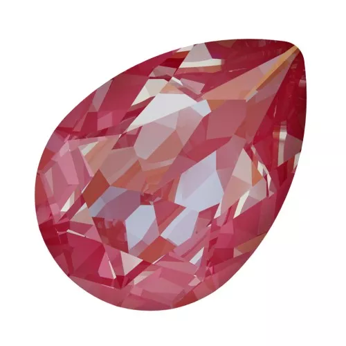 PureCrystal 4320 Pear Fancy Stone 18x13 mm Crystal Lotus Pink DeLite x1
