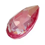 PureCrystal 4320 Pear Fancy Stone 18x13 mm Crystal Lotus Pink DeLite x1