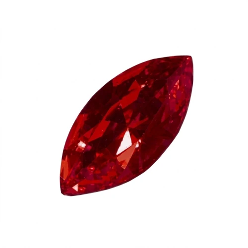 PureCrystal Navette 15x7mm Siam