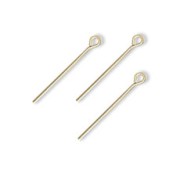 Eye pin 25.4x0,5mm Gold filled x10
