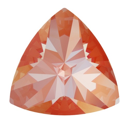 PureCrystal Triangular cabochon 4799 9 mm Crystal Orange Glow Delite x 1