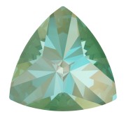 PureCrystal Triangular cabochon 4799 9 mm Crystal Silky Sage Delite x 1