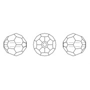 Round beads PureCrystal 5000 6 mm - Amethyst Shimmer x6