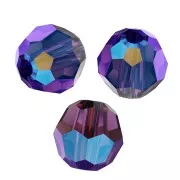 Perles rondes  PureCrystal 5000 4 mm Amethyst Shimmer  x20