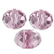 PureCrystal 5040 Flat round 6 mm Light Amethyst x1|raw }}