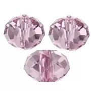 PureCrystal 5040 Flat round 6 mm Light Amethyst x1