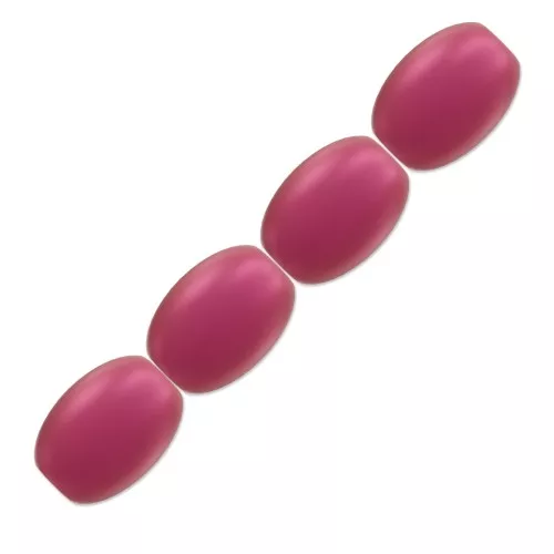 PureCrystal 5824 Pearls - grain of rice-shape - 4 mm Mulberry Pink Pearl x20