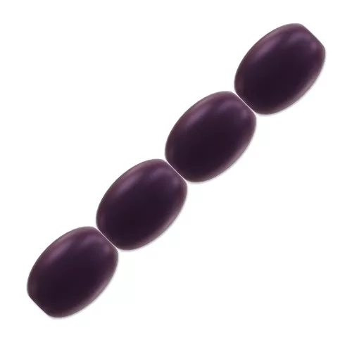PureCrystal 5824 Pearls - grain of rice-shape - 4 mm Elderberry Pearl x20
