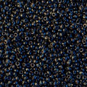Miyuki Seed beads 11/0 4511 - Opaque Black Picasso x8g|raw }}