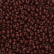 Preciosa Seed Beads 9/0 2.5 mm - Opaque Chocolate x20g
