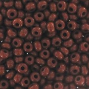 Preciosa Seed beads 11/0 2 mm - Opaque Chocolate x10g|raw }}