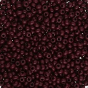 Preciosa Seed Beads 11/0 2 mm - Opaque Chocolate x 20 g