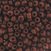Preciosa Seed beads 11/0 2 mm - Opaque Chocolate x10g