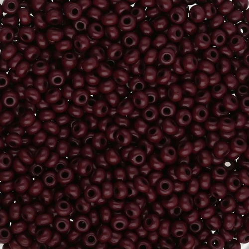 Preciosa Seed Beads 11/0 2 mm - Opaque Chocolate x 20 g