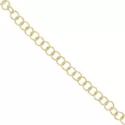 Chain  4,7mm Fine Gold Plated x1m