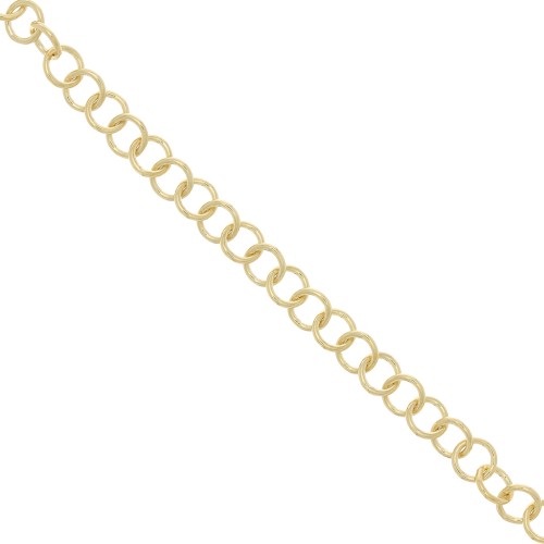 Chain  4,7mm Fine Gold Plated x1m