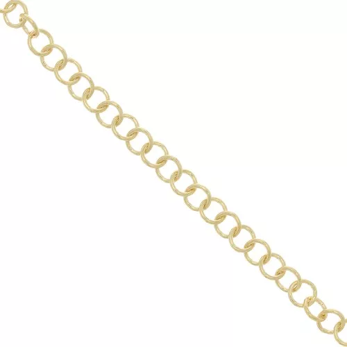 Chain  4,7mm Fine Gold Plated x1m