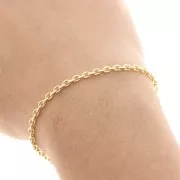 Chain  2,5mm Gold tone x1m