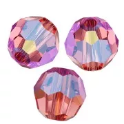 PureCrystal 5000 round 8 mm Rose Peach Shimmer x1