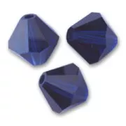 PureCrystal 5328 Crystal Bicones 4mm Dark Indigo x50