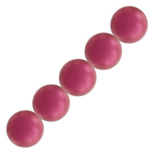 PureCrystal 5810 Pearls 10 mm  Mulberry Pink Pearlx5