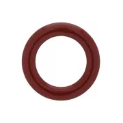Spacers donuts style ring in epoxy resin 23mm - Dark red x1