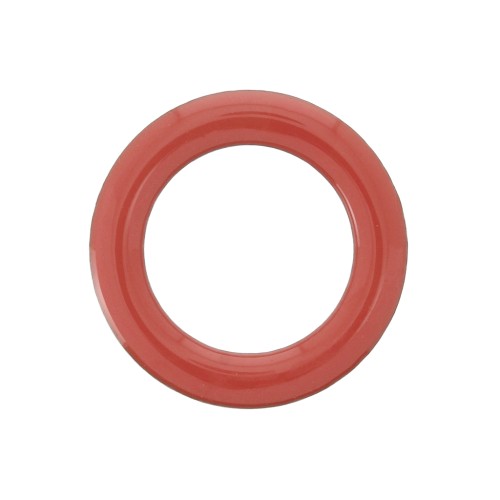 Epoxy resin donut style ring spacer 23 mm Coral x1