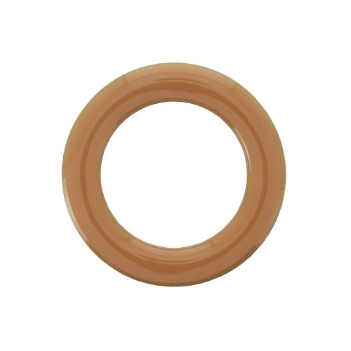Epoxy resin donut style ring spacer 23 mm Mustard x1