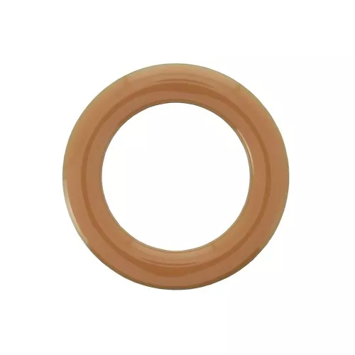 Epoxy resin donut style ring spacer 23 mm Mustard x1