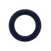 Epoxy resin donut style ring spacer 23 mm Night Blue x1