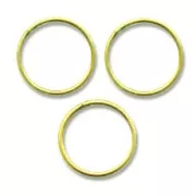 Jumprings open 10x0.7mm fine Gold plated x50