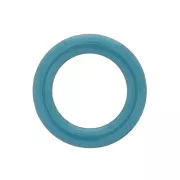 Epoxy resin donut style ring spacer 23 mm Turquoise x1