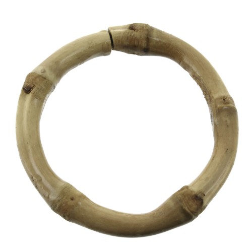 Circle / Closed Bamboo Ring 36 mm For DIY Jewelry x1