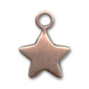 Star charm 16mm Old copper tone x1|raw }}