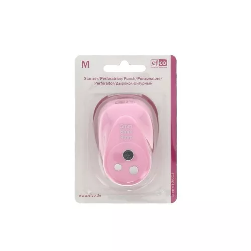 Medium Efco Punch for creative hobbies - Ronds 5/6/8 mm x1