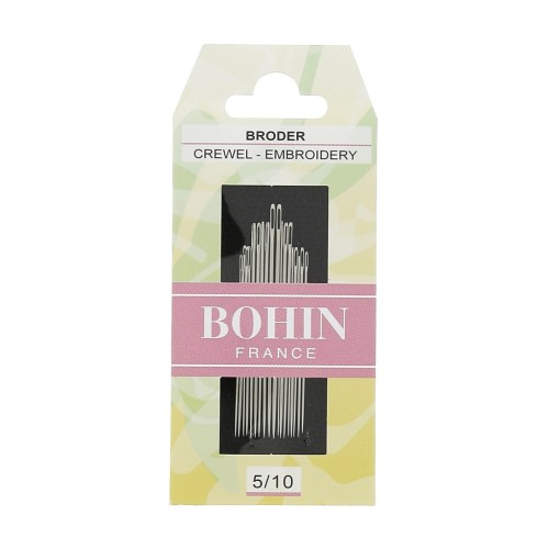 Bohin Embroidery needles n°5/10 x15