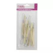 Set of 11 modeling tools #2 + storage case - Graine créative x1