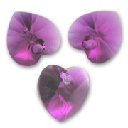 PureCrystal 6228 Heart 14,4x14mm Amethyst x1|raw }}
