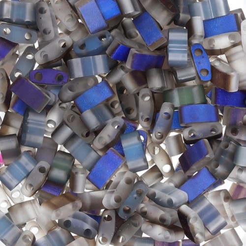 Miyuki Half Tila Beads 5x2.3x1.9mm HTL-4556 - Azuro Mat x10g