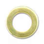 Ring 13mm fine Gold plated x6