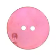 Mother-of-Pearl Button 20mm Pink/Padparadscha x1