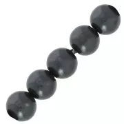 Pearly beads 2.5 mm Dark Grey x25