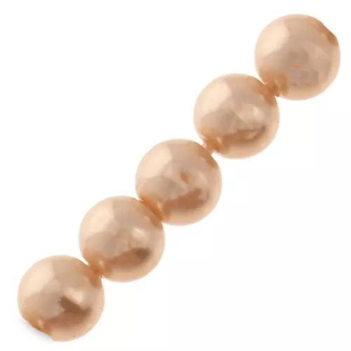 Pearly beads 2.5 mm Rose Peach x25