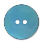 Mother-of-Pearl Button 20mm Turquoise x1