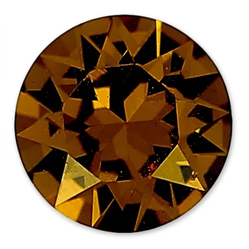 PureCrystal 1088 Round Stone 2.2mm Smoked Topaz x50