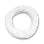 Rubber Tubing (Neoprene) 1,7mm frosted translucent x 5 m