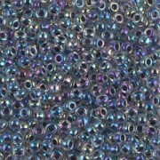 Miyuki Seed beads 11/0 283 - Crystal AB Black Lined|raw }}