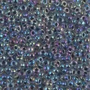 Miyuki Seed beads 11/0 283 - Crystal AB Black Lined