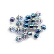 Miyuki Seed beads 11/0 283 - Crystal AB Black Lined
