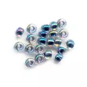 Miyuki Seed beads 11/0 283 - Crystal AB Black Lined